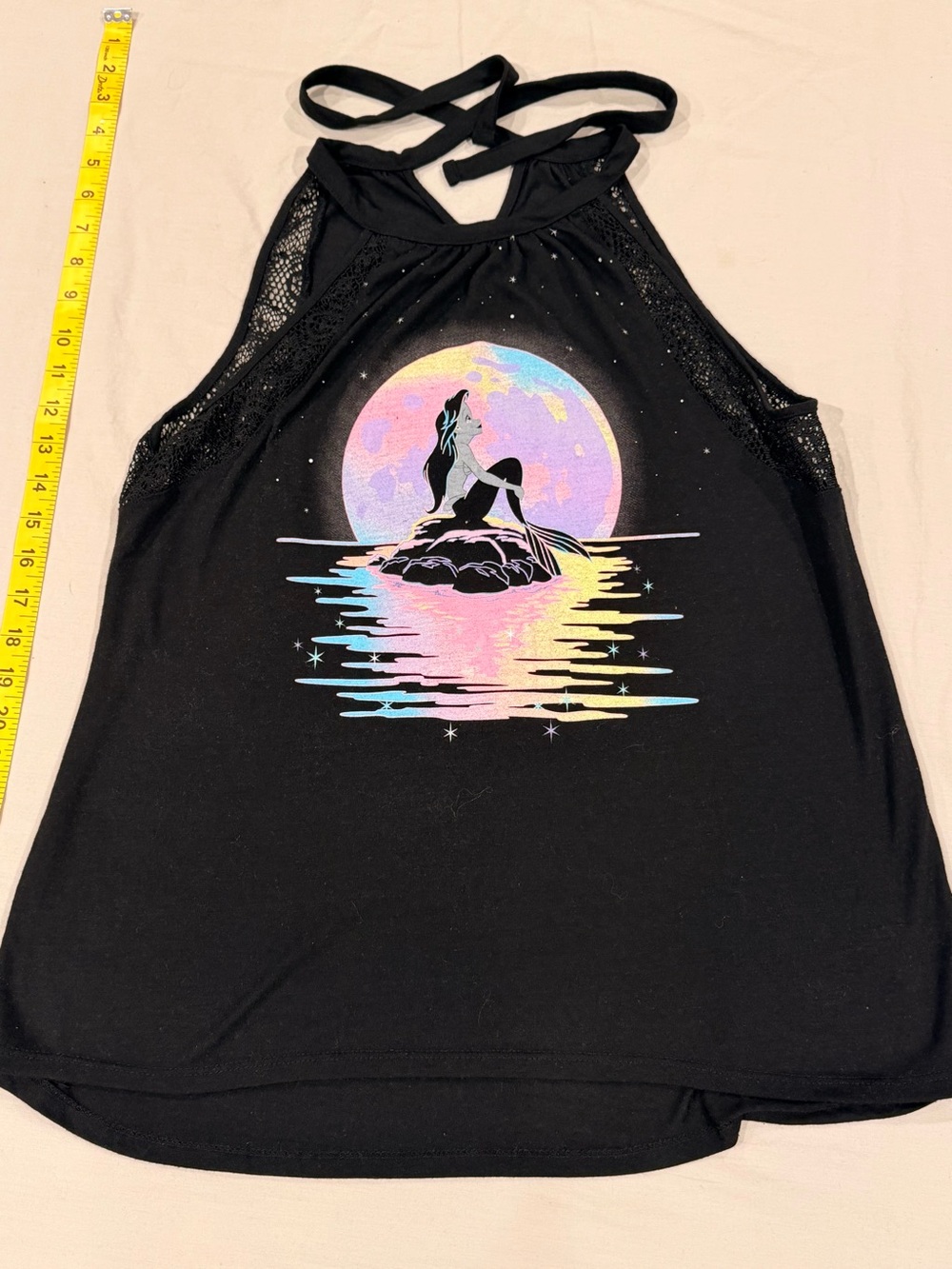 Disney The Little Ariel Cold Shoulder Halter Top